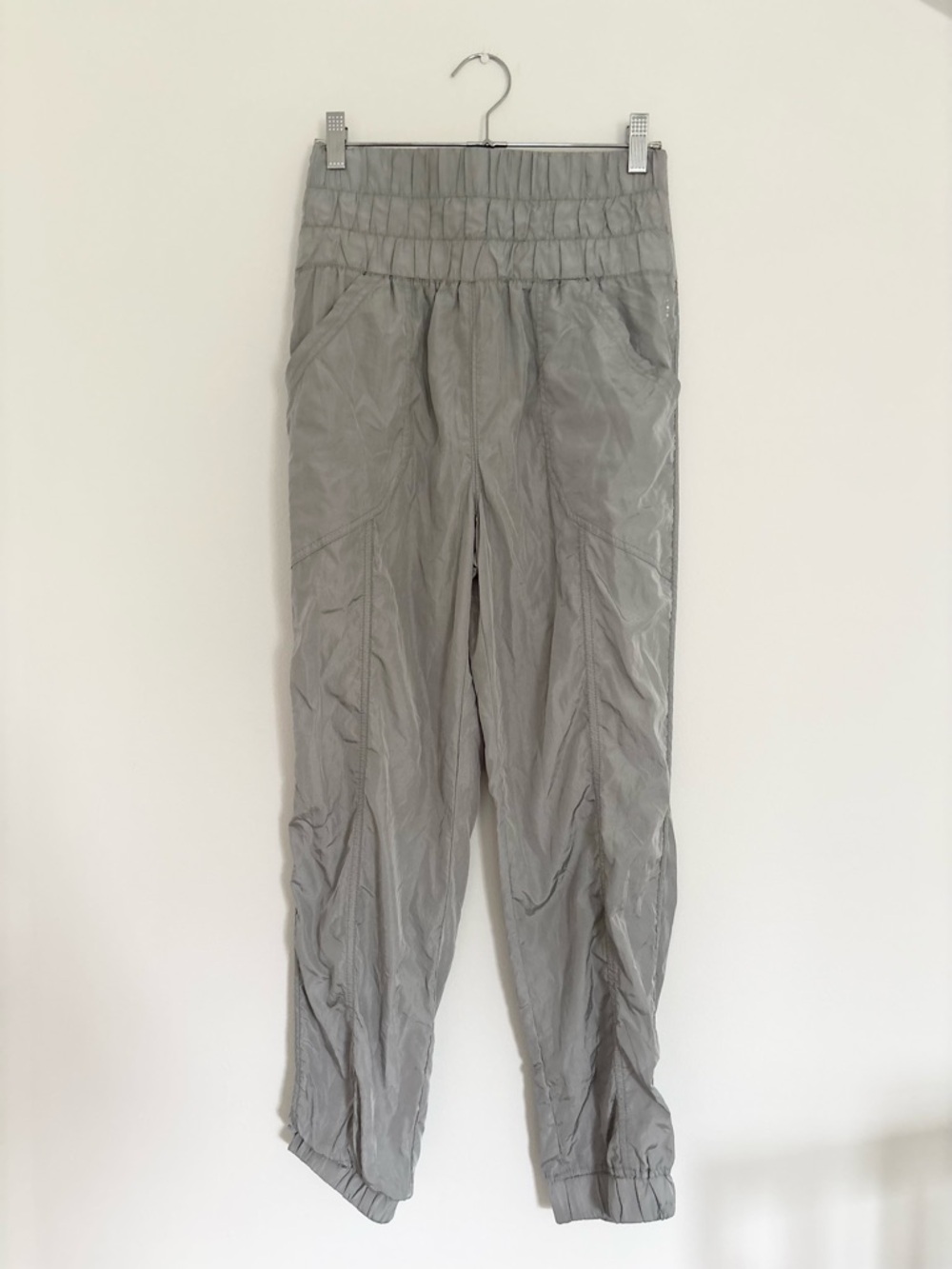 FP Movement by Free People Light Gray Track Joggers